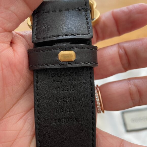 GG Marmont leather belt